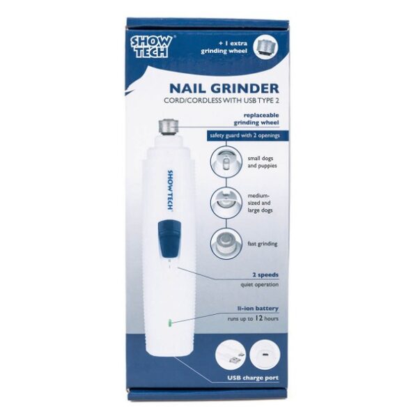 Show Tech Nail Grinder nagų freza, kraunama USB 3